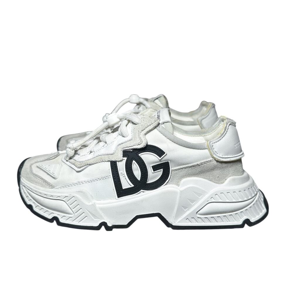 Dolce & Gabbana Kids Daymaster White Logo Sneakers Trainers EU 33